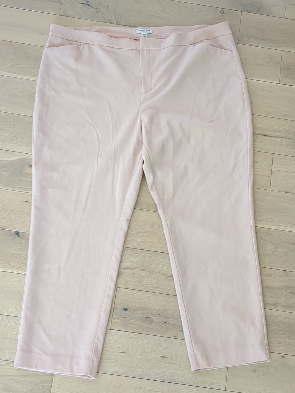 24W Coldwater Creek Natural Fit Light Pink Pants